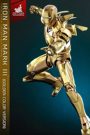 Hot Toys Ht 1/4 48.5cm Iron Man Mk3 Qs024 Mark3 Marvel Comics Marvel Anime Peripheral Action Figures Collection Model Toys Gift