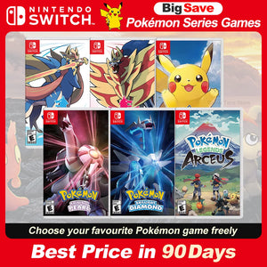 Pokémon Nintendo Switch Game Pokemon Pearl Diamond Sword Shield Pokémon Arceus Scarlet Violet Pikachu Lets Go Physical Game Card