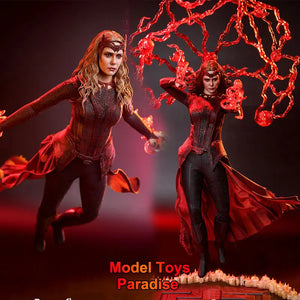 HOTTOYS HT MMS652 MMS653 1/6 Women Soldier Scarlet Witch Marvel Super Hero Wanda Full Set 12inch Action Figure Collcetible Toys