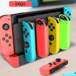 PG-9186 Controller Charger Charging Dock Stand Holder for Nintendo Switch NS Joy-Con Game Console Controller Charger Station