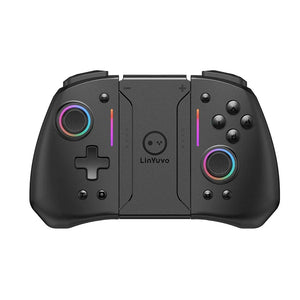 LinYuvo Wireless Controller With Dual Vibration 6axis Wake For NS Switch Joypad Game Handle Grip L/R Joystick Bluetooth Gamepad