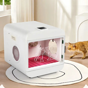 Silent Household Small Water Blower Blower Box Pet Drying Box Pet Bathing and Drying Box Cat Dryer Pet Shop Hair Dryer Box