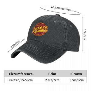 Cars Lightning McQueen Logo Baseball Caps Distressed Denim Washed Headwear for Men Women Outdoor Running Adjustable Fit Hats Cap