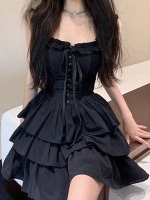 Gothic Goth Harajuku Sexy Slip Dress