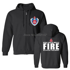 Hot Sale Fashion New South Wales Fire Rescue Hazmat Logo Men's Sweatshirt Male Hoodie Harajuku Streetwear Fitness