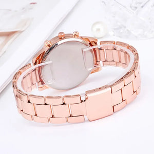 Diamond Inlaid Fashionable Women's Watches Fashion Steel Band for Women Watch Metal Strap Quartz Wristwatches Relojes Para Damas