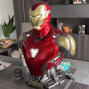 Mk85 Iron Man Glow Bluetooth Speaker Genuine Marvel The Avengers 1:1 Large Statue Ornaments Theater Audio Collection Model Gift