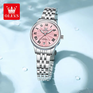 OLEVS 5600 Quartz Watches Stainless Steel Watchstrap Luxury Elegant Ladies Bracelet Watch for Women Relogio Feminino Waterproof