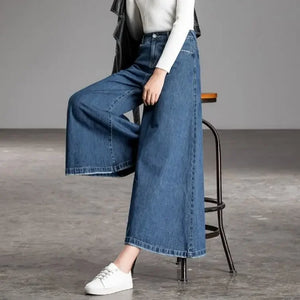 Wide Leg Jeans Women New Korean Dongdaemun 2024  High Waist Baggy Mom Jeans Streetwear Pant Pants Y2k Clothes 2000s Womens Width