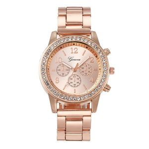 2023 New Fashion Women Diamond Watch Luxury Brand Reloj Mujer Wristwatch Female Casual Stainless Steel Quartz Watches Clock