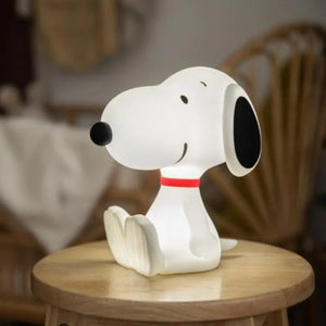 New Kawaii Snoopy Modeling Led Atmosphere Nightlight Bedroom Induction Sleep Lamp Ornament Anime Toy for Girls Birthday Gifts