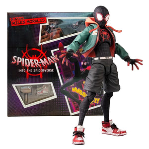 Sv Action Spiderman Miles Morales Action Figure Collection Sentinel Marvel Spider-Man Into the Spider Verse Figures Model Toys