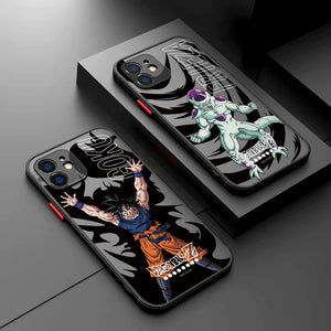 Friezas Piccoloes DBZ Phone Case for iPhone 15 14 Plus 13 12 Mini 11 Pro Max X Xs XR 7 8 Matte Transparent Hard Cover