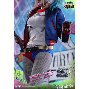 Original hottoys HT 1/6 MMS383 Suicide Squad Harley Quinn 1.0 Action Figure Model Toys 12-inch collectible scene ornament gift