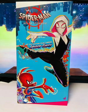 Hottoys 1/6 Mms576 Spider-Man: Into The Spider-Verse Spider-Gwen Ht Original Genuine Model Marvel Comics Anime Figure Action Toy