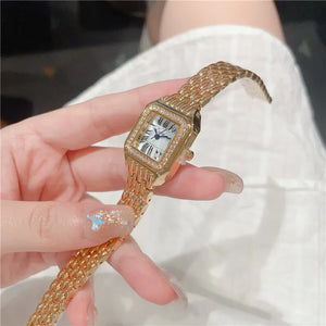 Cacaxi Fashion Diamond Square Ladies Watch reloj mujer Luxury Vintage women watch Student relogios feminino relojes para damas