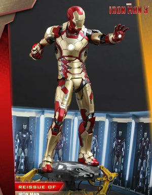 1/4 Iron Man Mk42 Deluxe Edition Qs008 Marvel Anime Action Figures Original Team Suit Avengers Endgame Model Toy Gifts