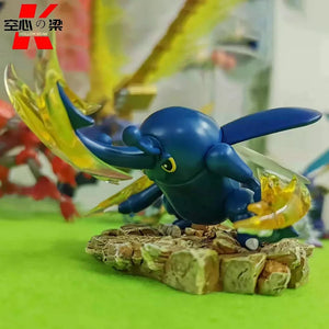 [1/20 Scale World] Giant Beetle Heracross Insect King Toy Figure Decoration