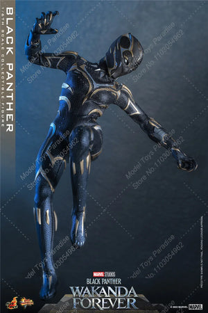 HOTTOYS HT MMS675 1/6 Woman Soldier Black Panther Shuri Marvel Super Hero Full Set 12inch Action Figure Collectible Toys Gifts