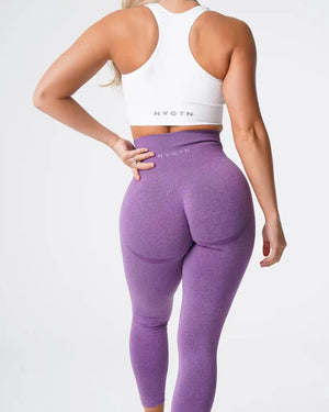 Speckled Seamless Spandex Leggings Women