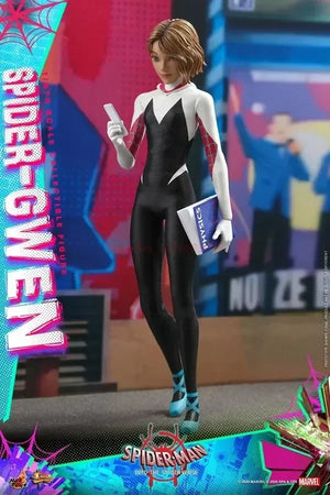 Hottoys 1/6 Mms576 Spider-Man: Into The Spider-Verse Spider-Gwen Ht Original Genuine Model Marvel Comics Anime Figure Action Toy