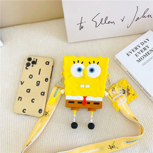 New Original cartoon SpongeBob SquarePants Kids Shoulder Bags Girl and Boys Cute gift Bag