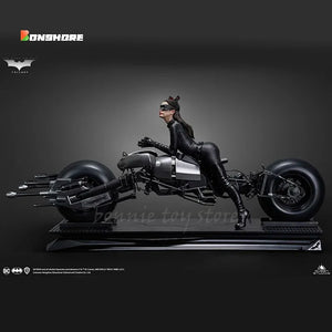 Queen Studios Qs 1/6 Batman Catwoman Anime Figures Catwoman With Motorcycle Handmade model collection children birthday toy gift