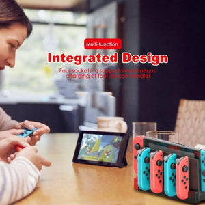 PG-9186 Controller Charger Charging Dock Stand Holder for Nintendo Switch NS Joy-Con Game Console Controller Charger Station