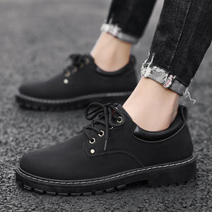 Leather Casual Shoes Autumn New Men's Casual Shoes Platform Designer Dress Shoes Business Men Oxford Shoes Waterproof Loafers