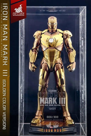 Hot Toys Ht 1/4 48.5cm Iron Man Mk3 Qs024 Mark3 Marvel Comics Marvel Anime Peripheral Action Figures Collection Model Toys Gift