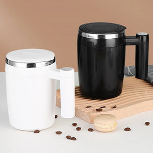 380ML Self Stirring Mug Coffee Cup Rechargeable Automatic Magnetic Stirring Coffee Mug Auto Self Mixing Stainless Steel Cup