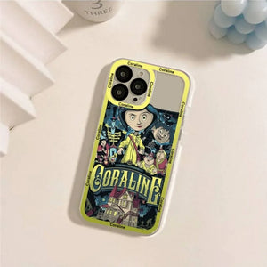 Anime C-coraline  Phone Case For IPhone 11 12 13 Mini Pro Max 14 Pro Max Iphone15 15promax Case Shell Funda Cover