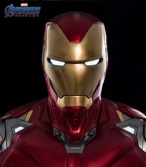 Mk85 Iron Man Glow Bluetooth Speaker Genuine Marvel The Avengers 1:1 Large Statue Ornaments Theater Audio Collection Model Gift