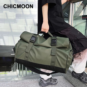 Storage Bag Nylon Waterproof Sports Gym Outdoors Travel Fitness Yoga Luggage High-capacity Durable Women Men Shoulder Handbag