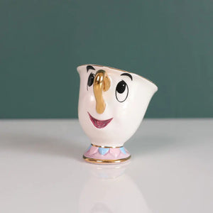 Disney Teapot Cartoon Beauty And The Beast Coffee Pots Mug Mrs Potts Chip Cup Tea Cup Pots One Tea Sets Droshipping Cute Gifts