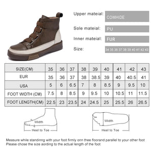 AIYUQI Women winter Shoes Flat Genuine Leather 2024 Antique  Color Matching Front Tie Ladies Boots Trend Girl Student Shoes