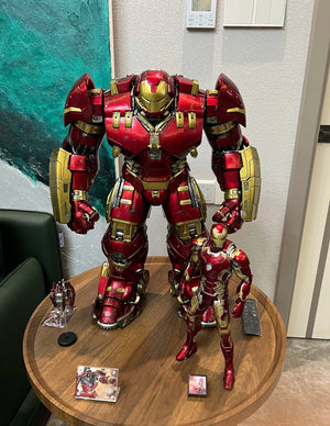 Hottoys MMS510 Marvel The Avengers Iron Man Mk44 Anti-hulk 2.0 Deluxe Hulkbuster Alloy Anime Action Collection Figures Gift Toy