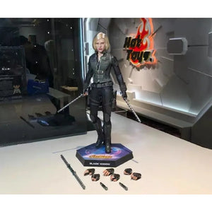 Original Hot toys MMS460 Avengers 3 Black Widow 6.0 Scarlett Marvel Anime Full Set 12inch Action Figures Collectible Model gifts