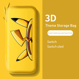 3D Theme Storage Bag For Nintendo Switch OLED Portable Carrying Hard Case Waterproof NS Switch Game Accessories