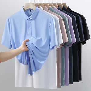 Men's Summer Short Sleeve polo Shirt men t shirts casual hombre roupas masculinas 2024 camisa branca verano ropa para caballero