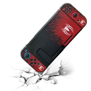 Spider Theme Case For Nintendo Switch Oled Joy Con Controller Shell Kawaii Soft TPU Silicone Protective Cover Accessories