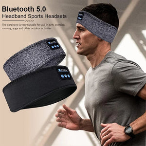 Wireless Headphones Fone Bluetooth Earphones Sports Fitness Sleeping Headband Elastic Music Eye Mask Wireless Bluetooth Headset