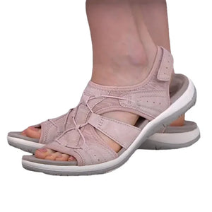 Women Sandals Hollow Out Summer Comfortable Sport Sandals Open Toe Non-Slip Cut Out Soft Female sandalias de mujer Plus Size