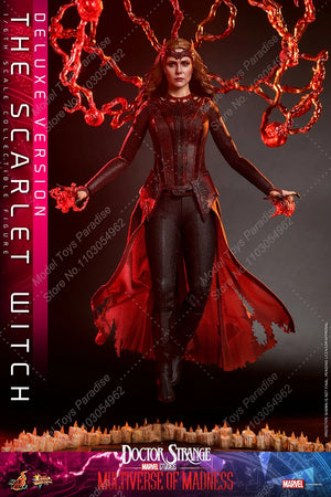 HOTTOYS HT MMS652 MMS653 1/6 Women Soldier Scarlet Witch Marvel Super Hero Wanda Full Set 12inch Action Figure Collcetible Toys