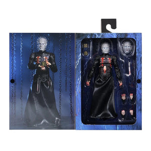 NECA Figure Hellraiser He'll Tear Your Soul Apart Ultimate Pinhead Action Figure Horror Doll Collection Model Toy Birthday Gifts