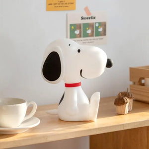 New Kawaii Snoopy Modeling Led Atmosphere Nightlight Bedroom Induction Sleep Lamp Ornament Anime Toy for Girls Birthday Gifts