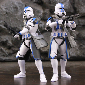 Star Wars 501st Legion Airborne Trooper Company Sniper 6" Action Figure Custom Doll Model Clone Toys