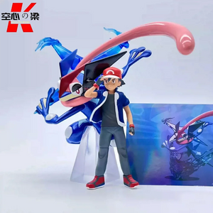 [1/20 Scale World] Mega Greninja Ash Ketchum Greninja One of the original partners of Kalos Region Toy Figure Decoration