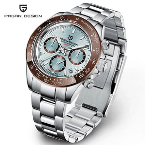 2023 New PAGANI Design Top Brand Men's Sports Quartz Watches Sapphire Stainless Steel Waterproof Chronograph Luxury Reloj Hombre