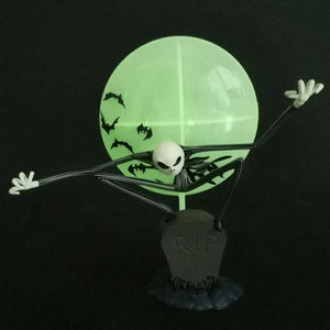 Luminous Jack Skellington Nightmare before Christmas PVC Figure Collection Model Toy Xmas Gift